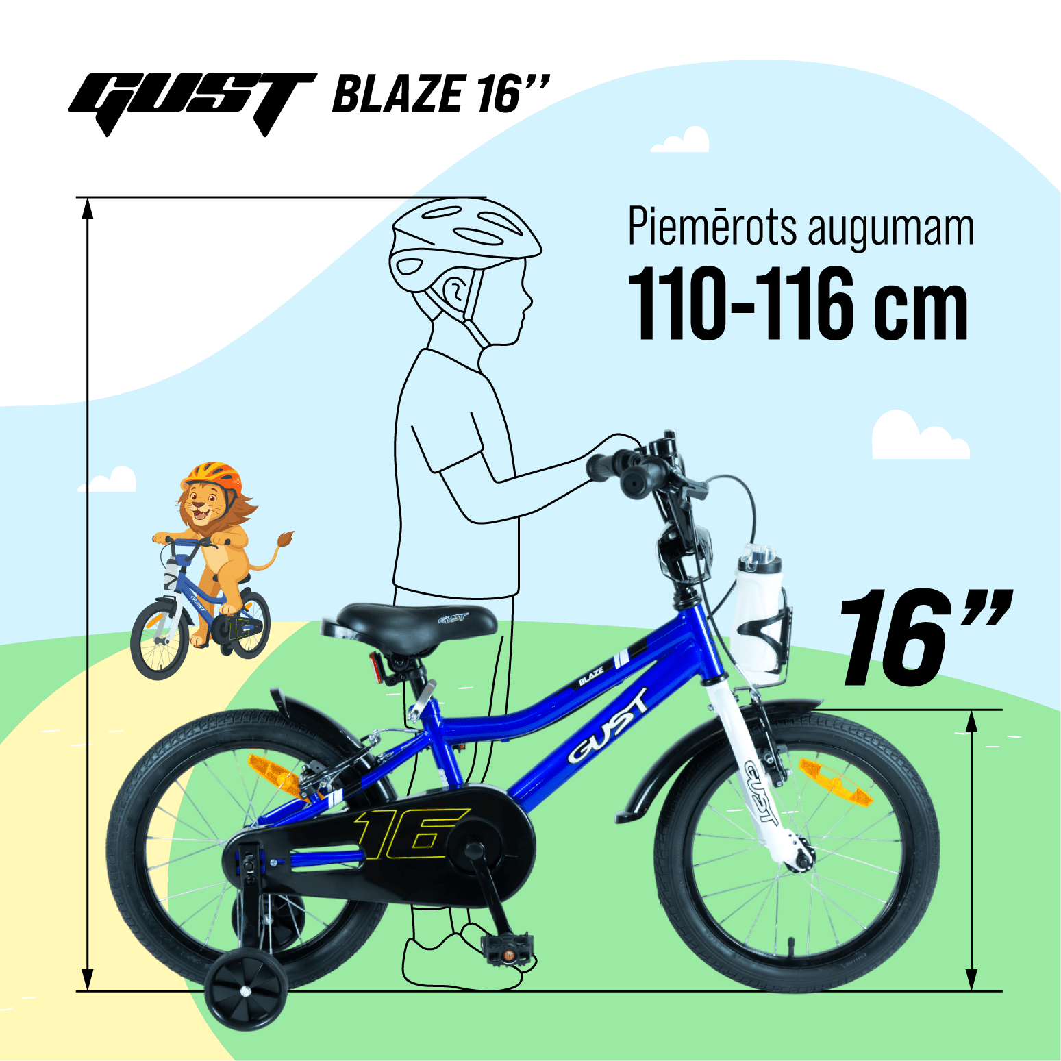 Gust Blaze 16”