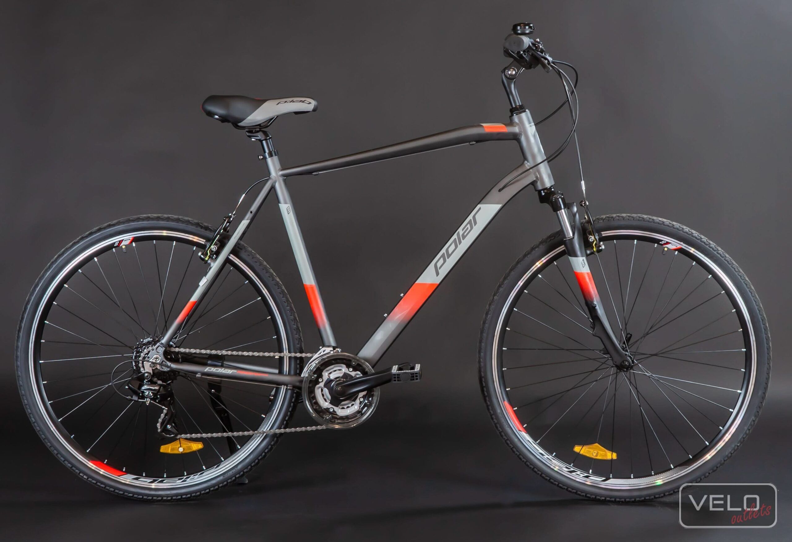 Polar Forester Comp 28″ grey/red