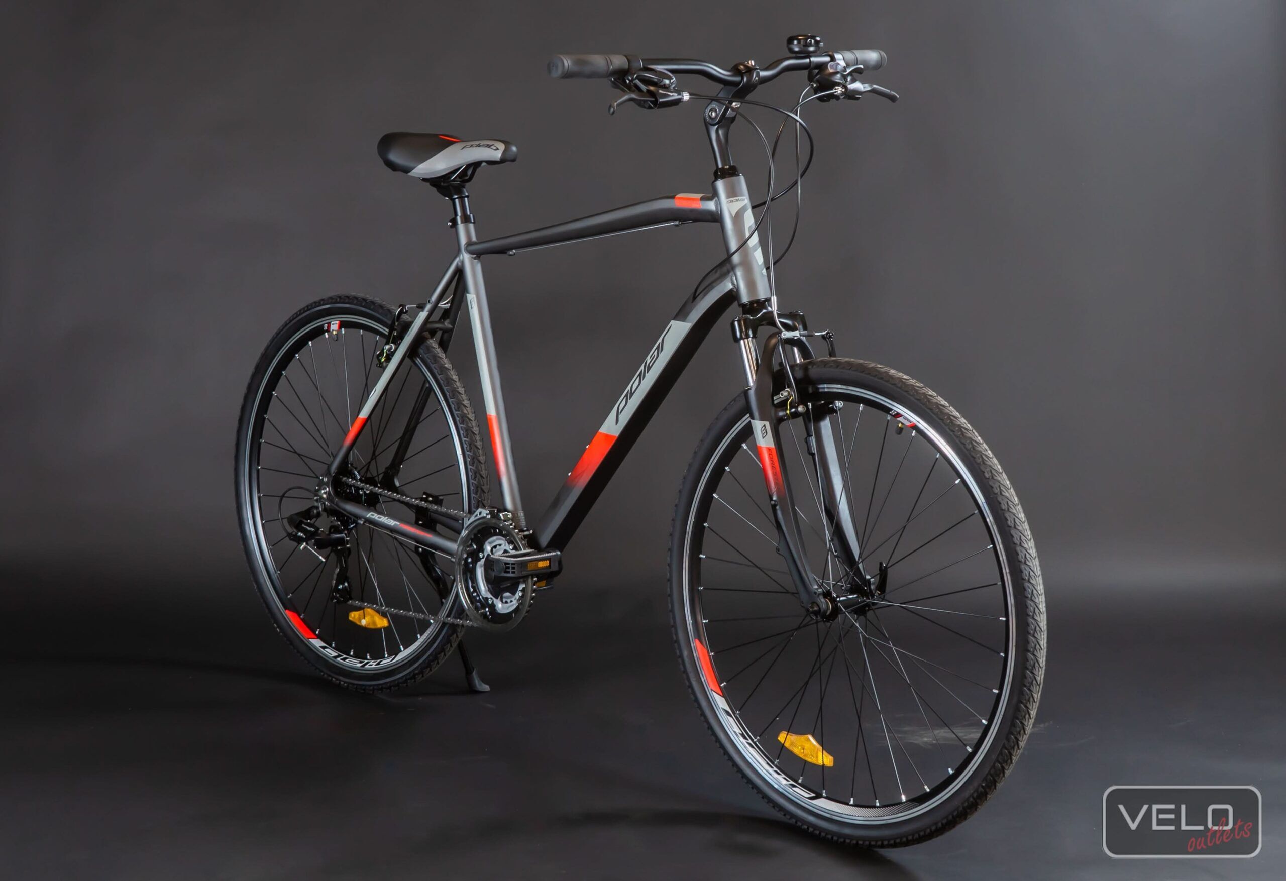 Polar Forester Comp 28″ grey/red