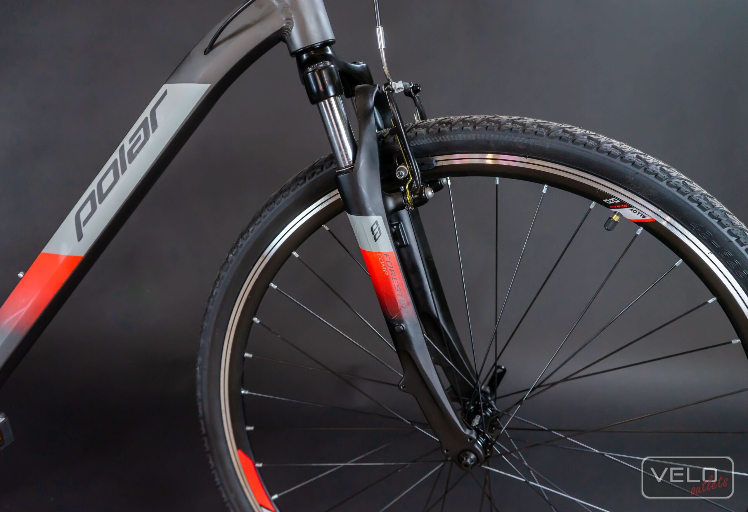 Polar Forester Comp 28″ grey/red
